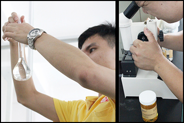 Check photos and tables