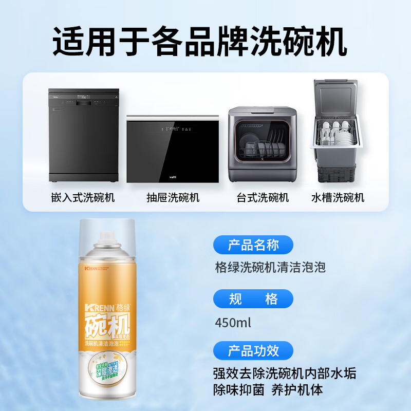 Dishwasher Cleaning Foam