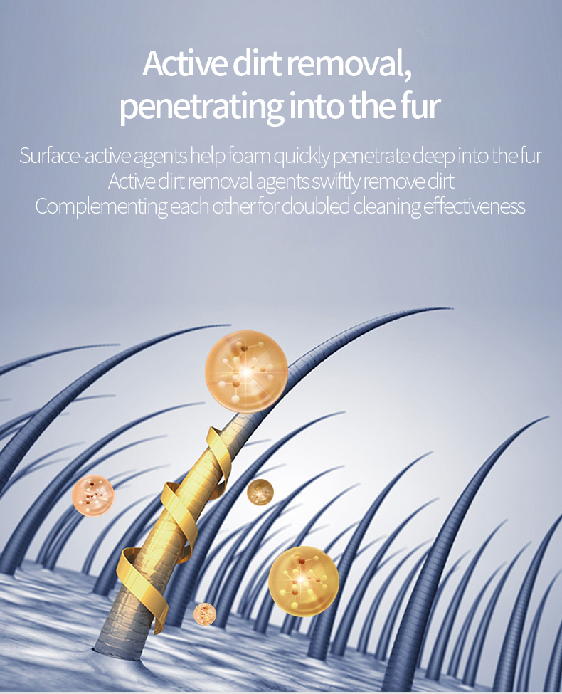 Pet Hair Dry Cleaning Mousse