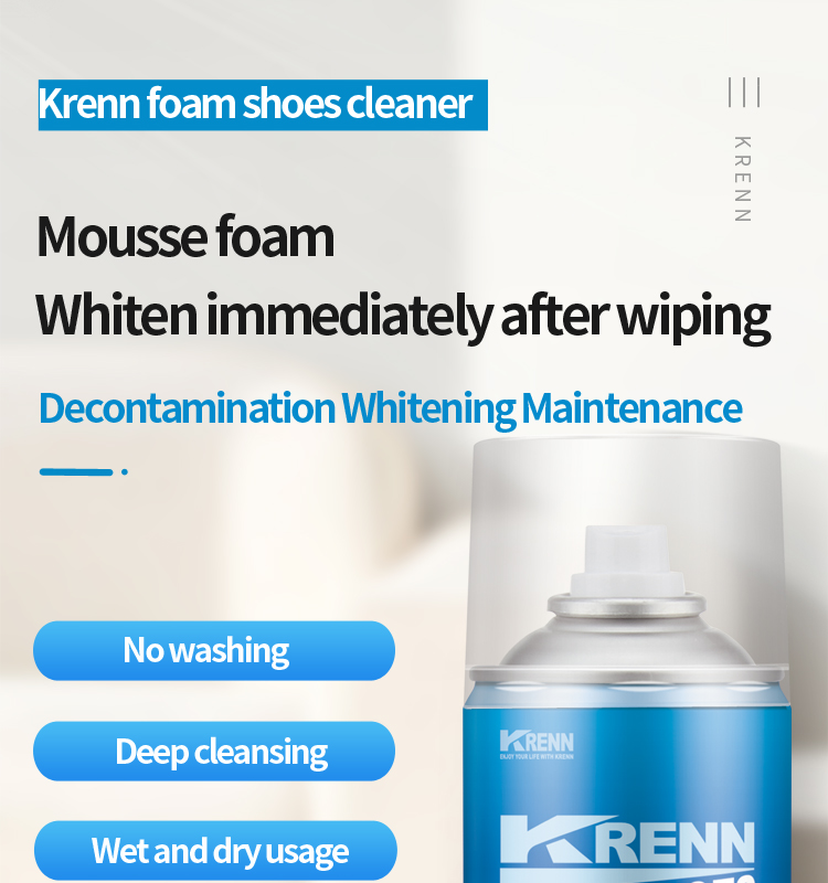 White Sneakers Foam Cleaner
