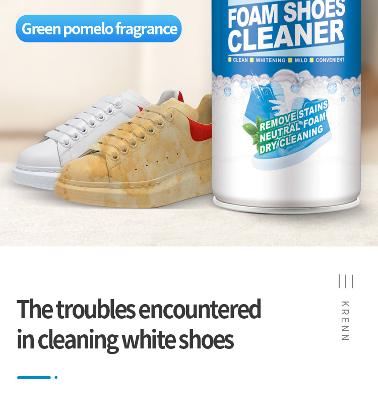 White Sneakers Foam Cleaner