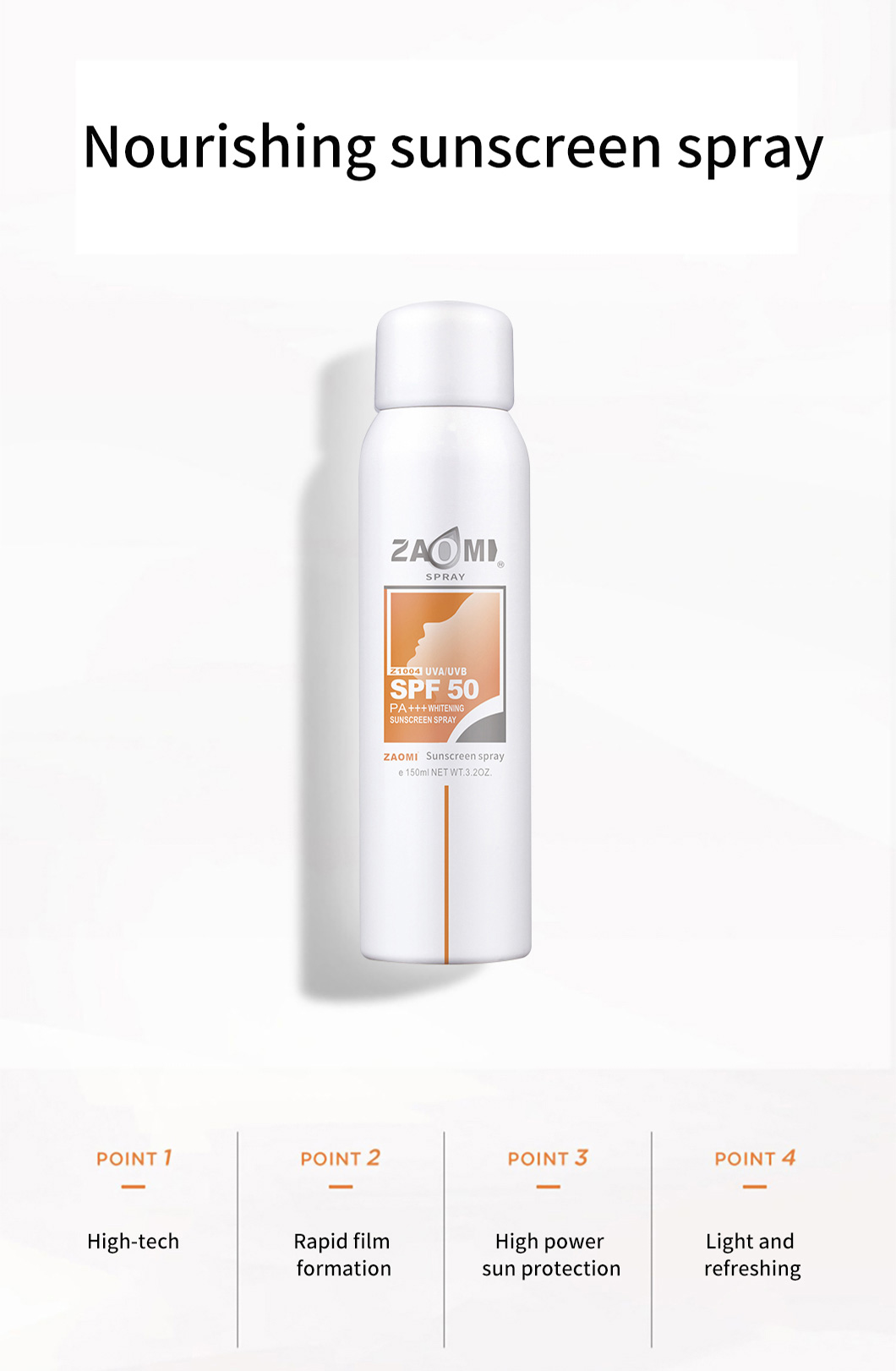 Whitening Sunscreen Spray SPF50 PA+++