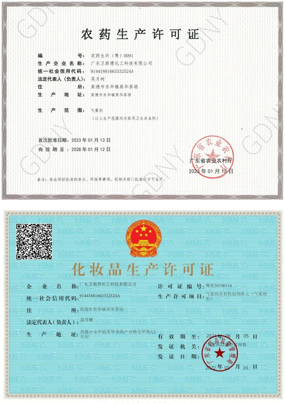 Production license