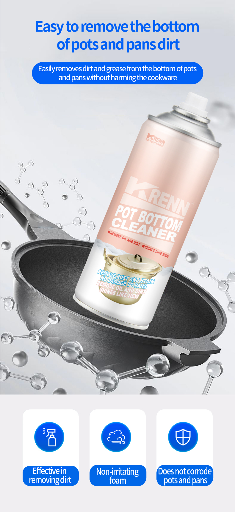 Pot Bottom Burnt Stain Cleaner