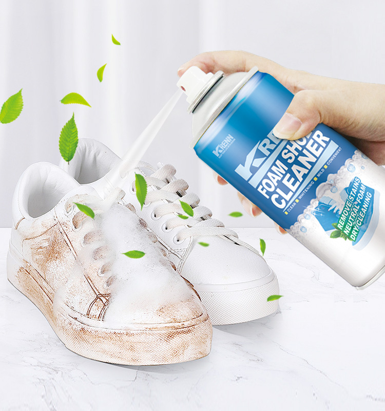 White Sneakers Foam Cleaner